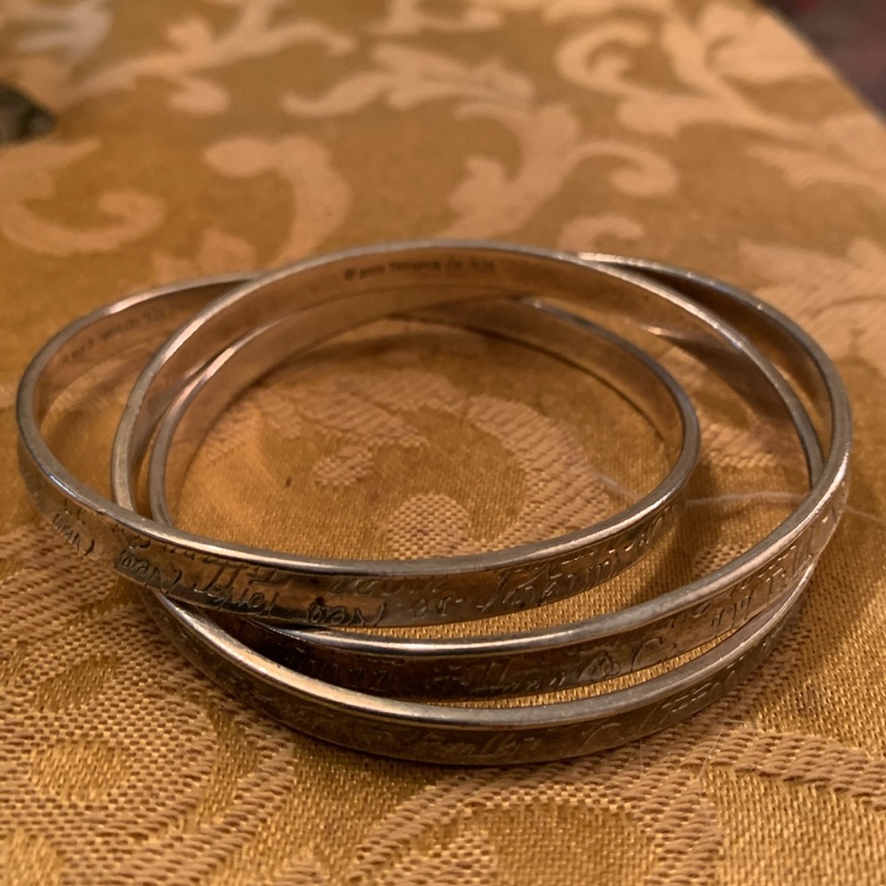 Tiffany and Co triple bangle - Picture 2 of 4